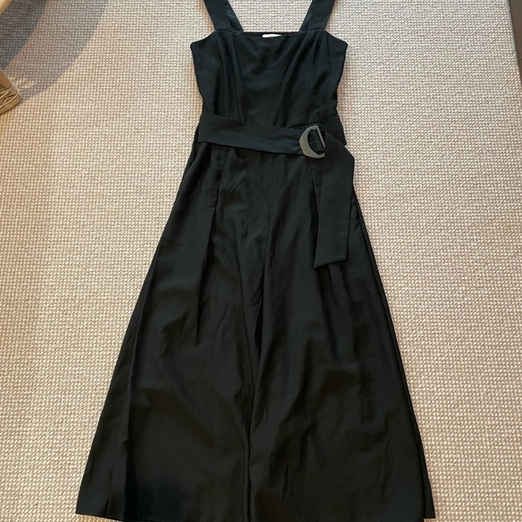 VINCE Belted Jumpsuit in black size 6 - Picture 6 of 15